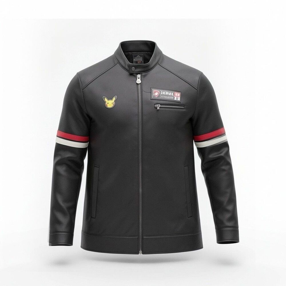 Pokémon Regional Championships Series 26 Leather Full Zip Jacket Mens 2XL